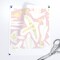 Whimsical Doves Pastel Pink Yellow Birds Floral Custom Removable Wallpaper by Spoonflower Peel & Stick Wallpaper 2FT Wide